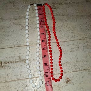 3/$18 Lot of 2 Chunky Beaded Necklaces
